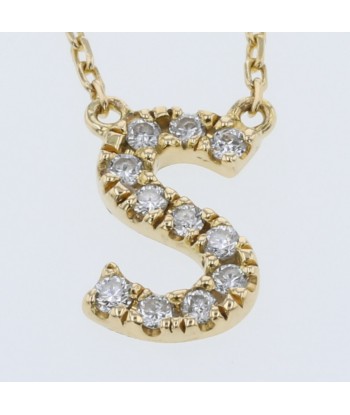 Aker Necklace Initial S D0.05ct VC0967010100 K18 Yellow Gold Ladies AHKAH En savoir plus