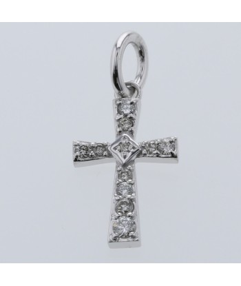 Agat Pendant Top Cross D0.154ct K18 White Gold Ladies agete votre restaurant rapide dans 