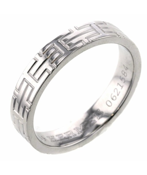 Hermes Ring Kilim K18 White Gold No. 9 Ladies HERMES 2023