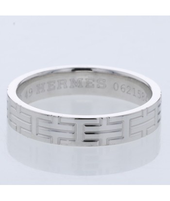 Hermes Ring Kilim K18 White Gold No. 9 Ladies HERMES 2023