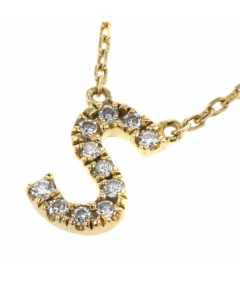 Aker Necklace Initial S D0.05ct VC0967010100 K18 Yellow Gold Ladies AHKAH En savoir plus