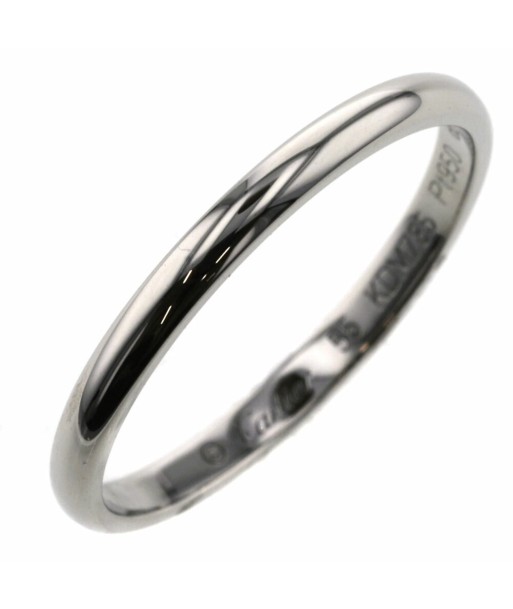 Cartier Ring 1895 Wedding Width Approximately 2mm Platinum PT950 No. 15 Mens CARTIER pas cher