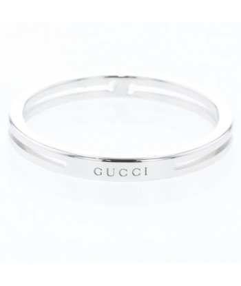 Gucci Ring Infinity Width Approximately 2mm 373512 J8502 9000 K18 White Gold No. 13 Ladies GUCCI prix