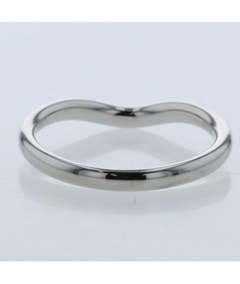 Tiffany Ring / Curved Band 9P Width approx. 2mm PT950 No. 9 Ladies TIFFANY & Co. Par le système avancé 