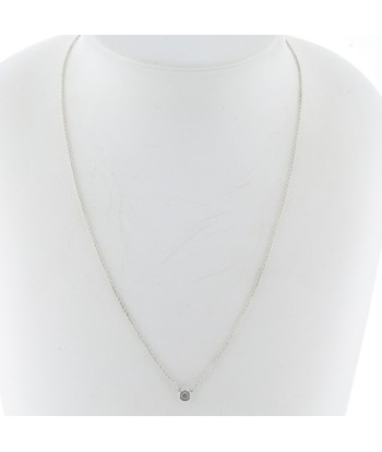 Tiffany Necklace By The Yard Single Approx. 0.07ct Silver 925 Diamond Ladies TIFFANY & Co. hantent personnes