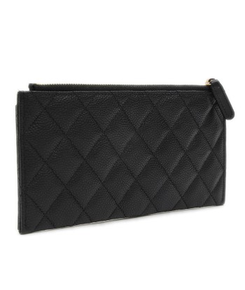 Chanel Womens Caviar Leather Coin Purse/coin Case hantent personnes