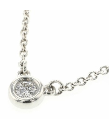 Tiffany Necklace By The Yard Single Approx. 0.07ct Silver 925 Diamond Ladies TIFFANY & Co. hantent personnes