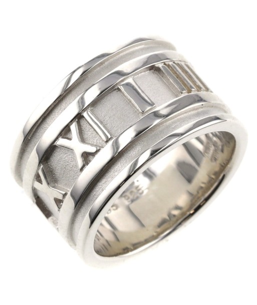 Tiffany Ring / Atlas Wide Width approx. 12mm Top 8 Bottom 10 Silver 925 Ladies TIFFANY & Co. Découvrez la collection