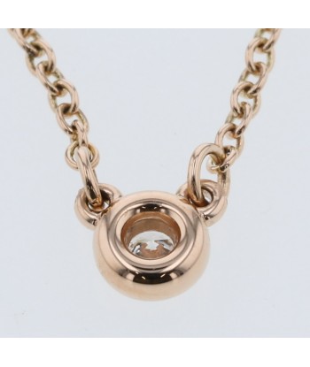 Tiffany Necklace By The Yard Single 1P Approx. 0.05ct K18 Pink Gold Diamond Ladies TIFFANY & Co. Venez acheter