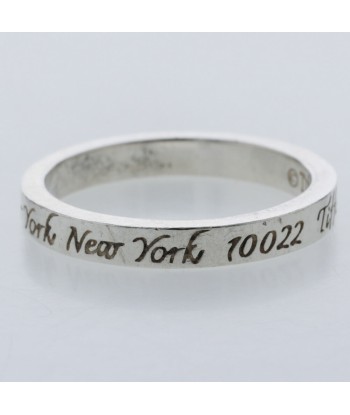 Tiffany Ring Notes Narrow New York Silver 925 No. 13 Ladies TIFFANY & Co. la livraison gratuite