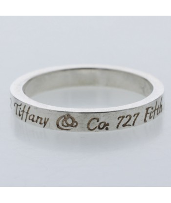 Tiffany Ring Notes Narrow New York Silver 925 No. 13 Ladies TIFFANY & Co. la livraison gratuite