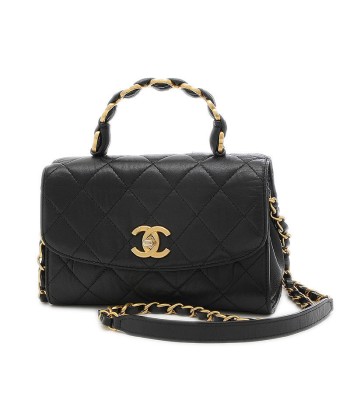 Chanel Matelasse Leather HandbagShoulder Bag Black en ligne des produits 