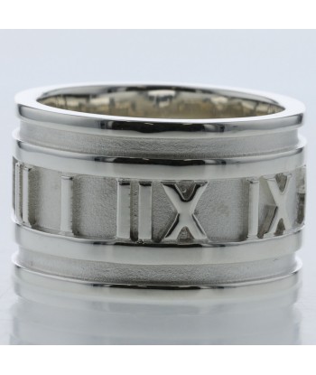 Tiffany Ring / Atlas Wide Width approx. 12mm Top 8 Bottom 10 Silver 925 Ladies TIFFANY & Co. Découvrez la collection