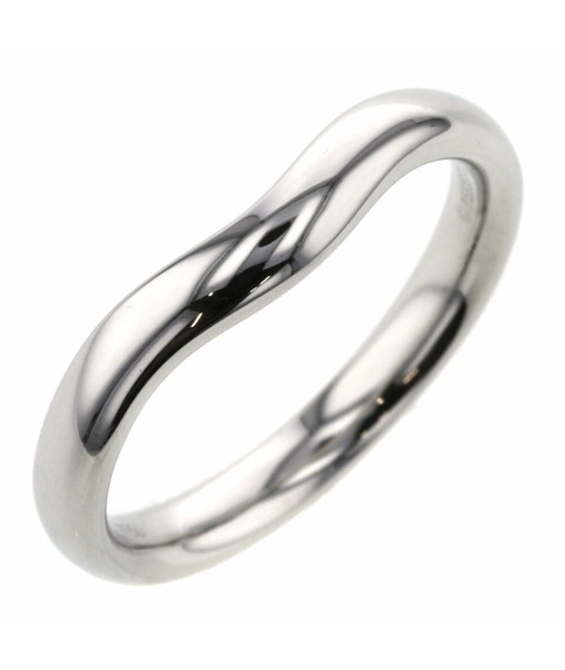 Tiffany Ring / Curved Band Width Approx. 3mm Platinum PT950 No. 14 Mens TIFFANY & Co. france