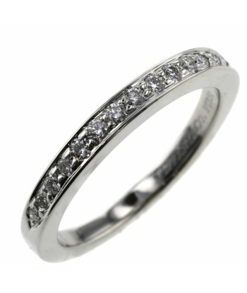 Tiffany Ring Half Circle 15P Width Approximately 2mm Platinum PT950 Diamond No. 9 Ladies TIFFANY & Co. plus qu'un jeu 