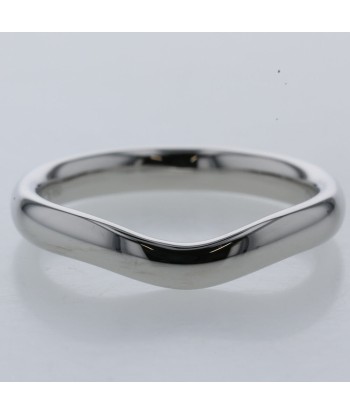 Tiffany Ring / Curved Band Width Approx. 3mm Platinum PT950 No. 14 Mens TIFFANY & Co. france