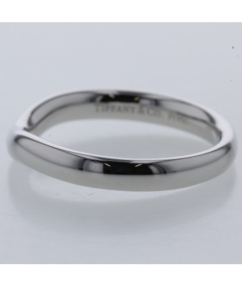 Tiffany Ring / Curved Band Width Approx. 3mm Platinum PT950 No. 14 Mens TIFFANY & Co. france