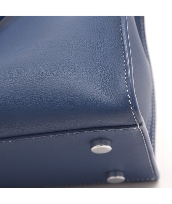 Saint Laurent Leather Shoulder Bag Blue Comment ça marche