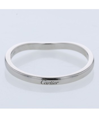 Cartier Ring Ballerina Curve Wedding Width Approximately 2mm B4092800 Platinum PT950 No. 20 Mens CARTIER le concept de la Pate a emporter 