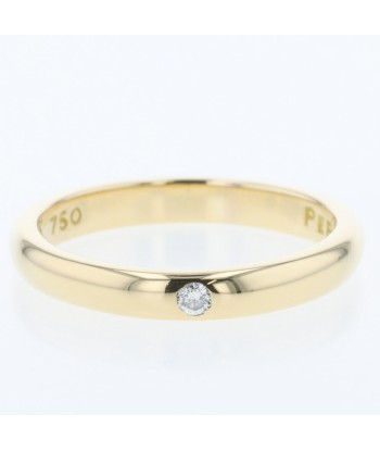 Tiffany Ring Stacking Band 1P Width Approx. 2.5mm K18 Yellow Gold Diamond No. 8 Ladies TIFFANY & Co. prix