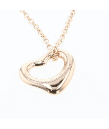 Tiffany Necklace Open Heart Width approx. 11mm K18 Pink Gold Ladies TIFFANY & Co. pas chere