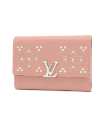 Louis Vuitton Taurillon Leather Wallet (tri-fold) Pink Fin de série