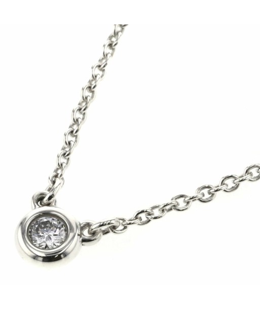 Tiffany Necklace By The Yard Single Approx. 0.07ct Silver 925 Diamond Ladies TIFFANY & Co. Faites des économies