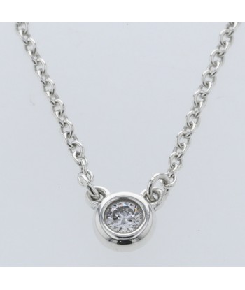 Tiffany Necklace By The Yard Single Approx. 0.07ct Silver 925 Diamond Ladies TIFFANY & Co. Faites des économies