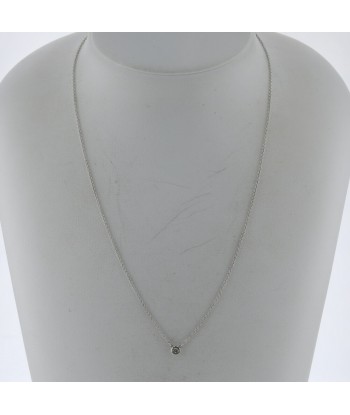 Tiffany Necklace By The Yard Single Approx. 0.07ct Silver 925 Diamond Ladies TIFFANY & Co. Faites des économies