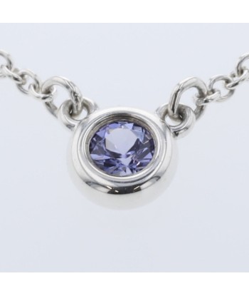 Tiffany Necklace Color by the Yard Tanzanite 1P Approx. 0.07ct Silver 925 Ladies TIFFANY & Co. Livraison rapide