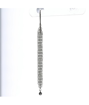 Tiffany Earrings Mesh Tassel 1P One Ear Only Silver 925 Diamond Ladies TIFFANY & Co. plus qu'un jeu 