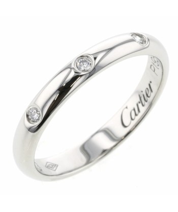 Cartier Ring 1895 Wedding 3P Width approx. 2.6mm Platinum PT950 Diamond No. 6 Ladies CARTIER shop