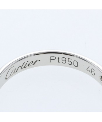 Cartier Ring 1895 Wedding 3P Width approx. 2.6mm Platinum PT950 Diamond No. 6 Ladies CARTIER shop