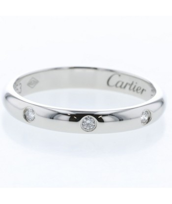 Cartier Ring 1895 Wedding 3P Width approx. 2.6mm Platinum PT950 Diamond No. 6 Ladies CARTIER shop