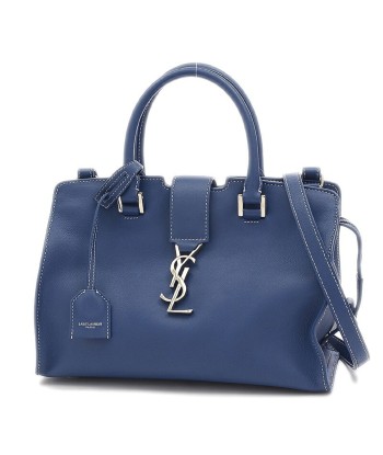 Saint Laurent Leather Shoulder Bag Blue Comment ça marche