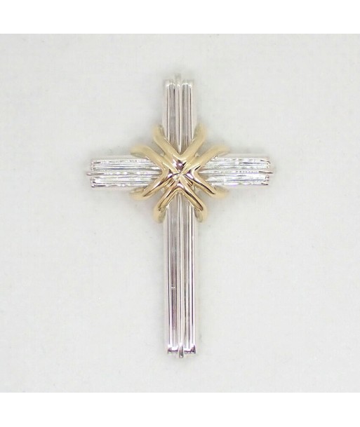 TIFFANY / Tiffany SV925 750 Signature Cross Pendant Top Venez acheter