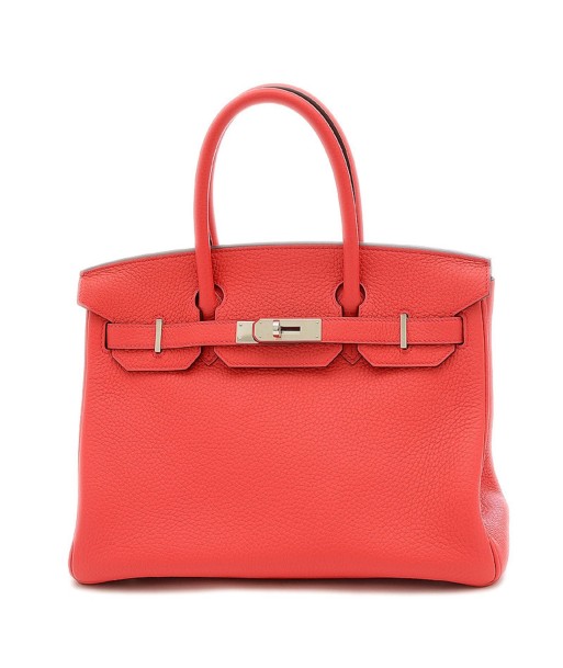 Hermes Birkin 30 Taurillon Clemence Leather Handbag Bougainvillier du meilleur 