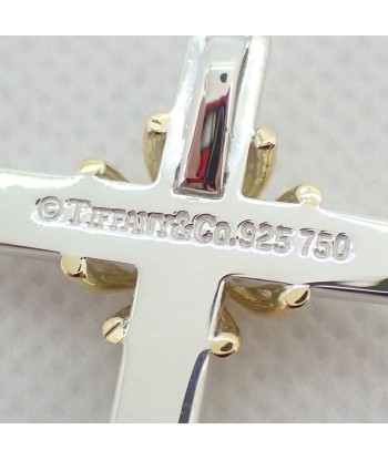 TIFFANY / Tiffany SV925 750 Signature Cross Pendant Top Venez acheter