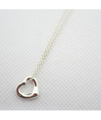 TIFFANY / Tiffany SV925 Open Heart Pendant Necklace les muscles