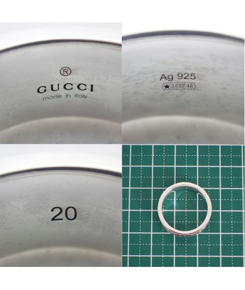 GUCCI / Gucci Ag925 double G ring No. 19 les ctes