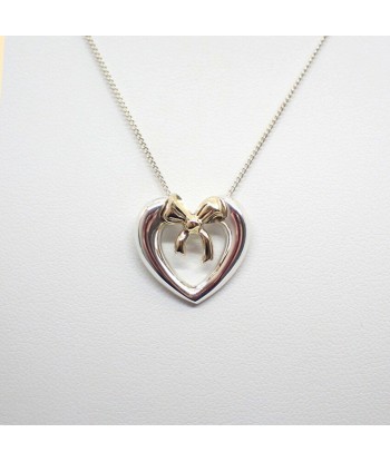 TIFFANY / Tiffany SV925 750 Heart Ribbon Pendant Necklace Venez acheter