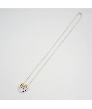 TIFFANY / Tiffany SV925 750 Heart Ribbon Pendant Necklace Venez acheter