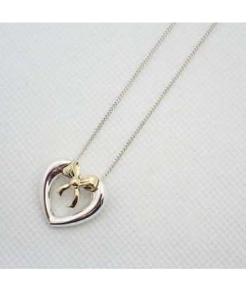 TIFFANY / Tiffany SV925 750 Heart Ribbon Pendant Necklace Venez acheter