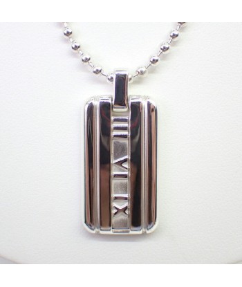 TIFFANY / Tiffany SV925 Atlas Bar Pendant Necklace pas cheres