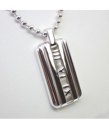 TIFFANY / Tiffany SV925 Atlas Bar Pendant Necklace pas cheres