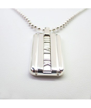 TIFFANY / Tiffany SV925 Atlas Bar Pendant Necklace pas cheres