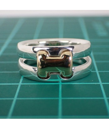 HERMES / Hermes SV925 K18YG Ring No. 11.5 online