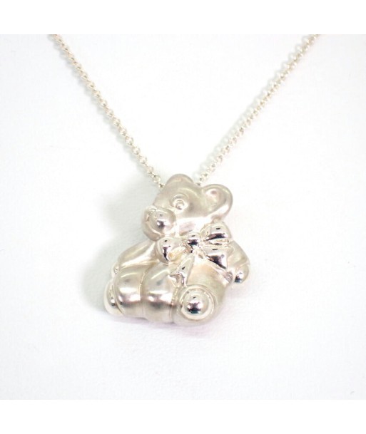 TIFFANY 925 Teddy Bear Pendant / Necklace l'évolution des habitudes 