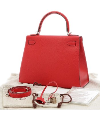 Hermes Kelly 28 Epsom Leather Handbag Shoulder Bag Rouge Casaque s'inspire de l'anatomie humaine