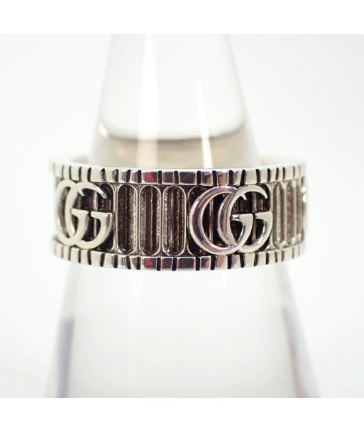 GUCCI / Gucci Double G Silver Ring No. 14 livraison gratuite